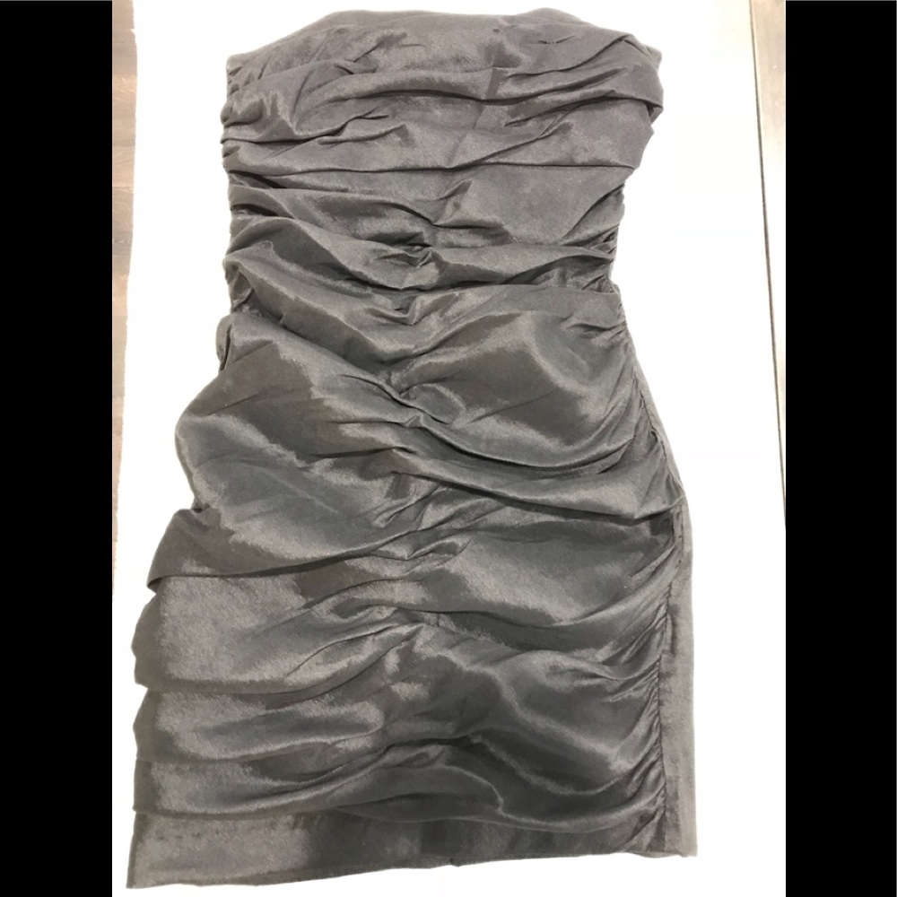 Jessica McClintock Black Strapless Dress Size 8